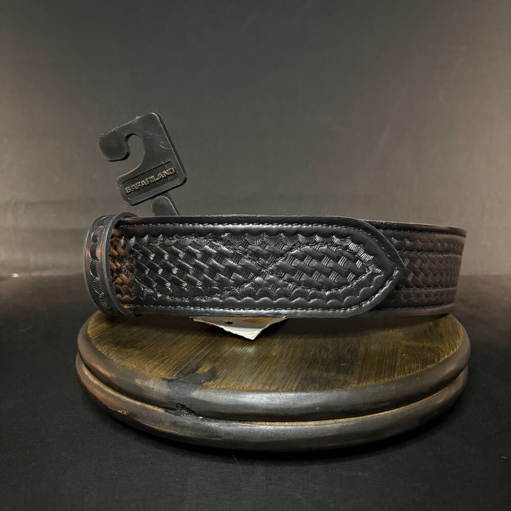 Safariland 942 Contoured Duty Belt Size 30" Buckleless Sam Browne Basketweave